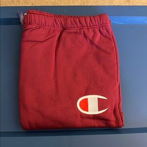 Champion sweatpants size 4XL burgundy white